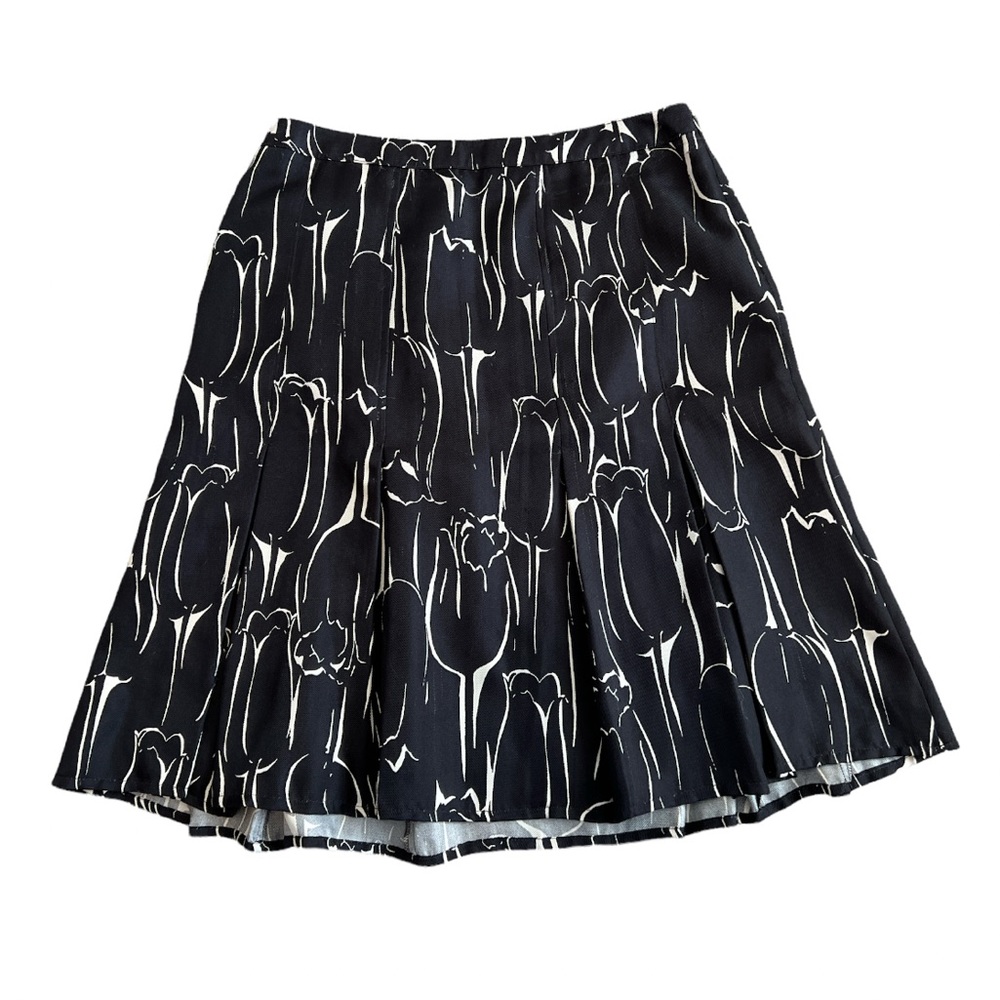 DKNY Abstract Tulip Print Skirt